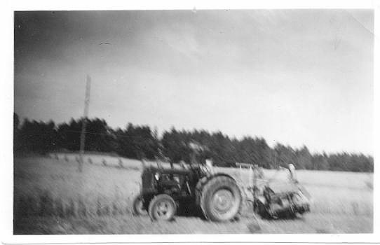 BACKGÅRDEN 1950-tal (Fordson traktor)